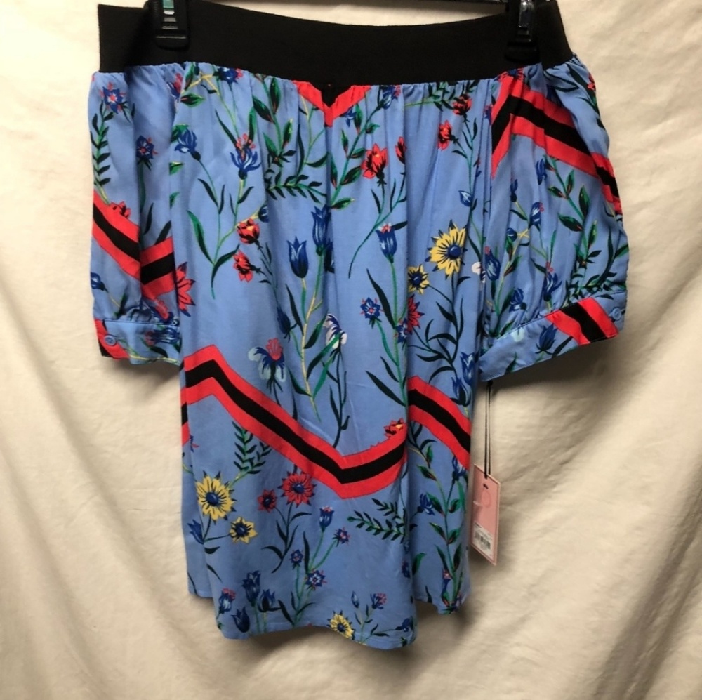 Aztec Shoulder off Blouse - Picture 2 of 4